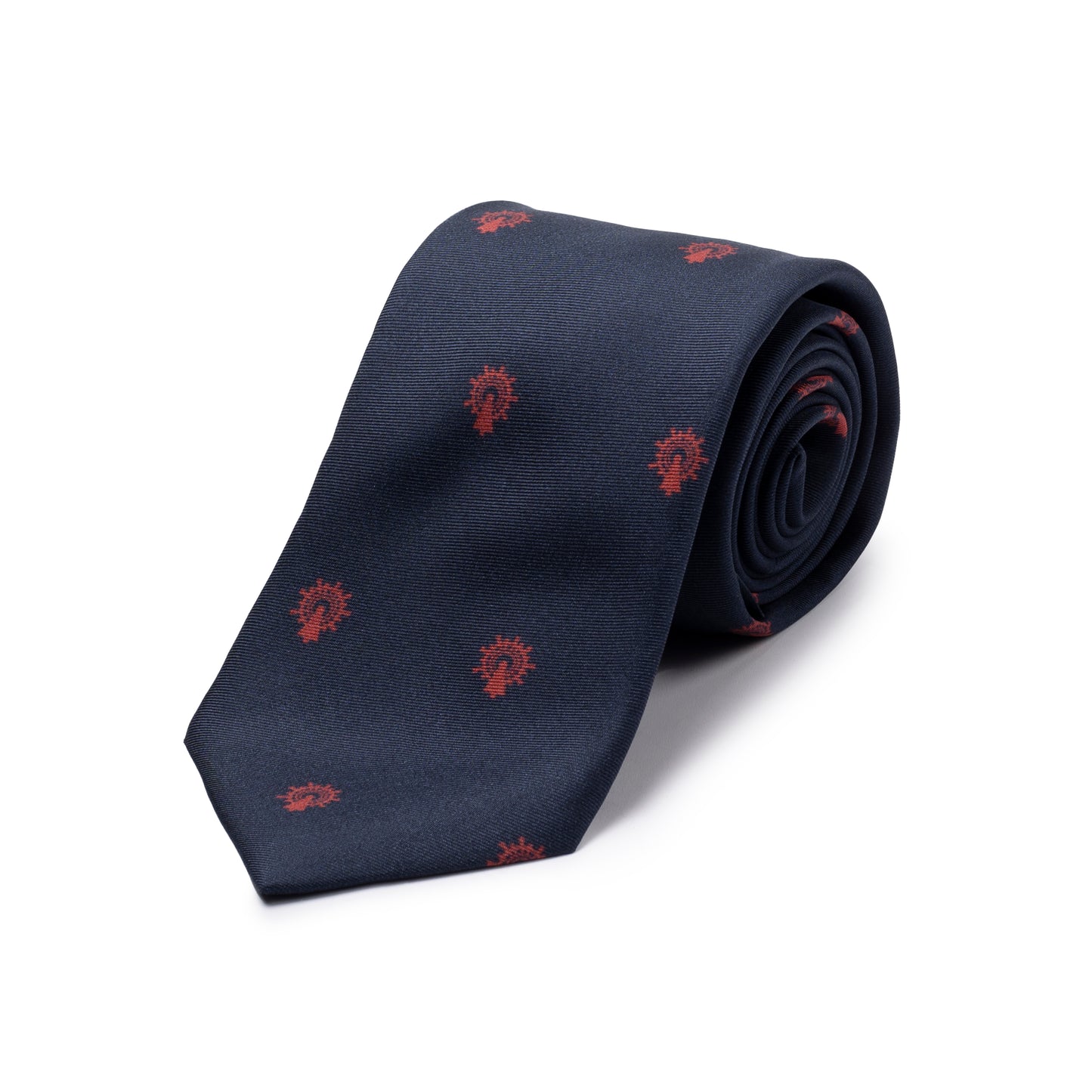 Corbata Virgen Navy Wine